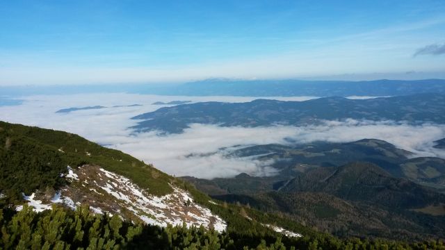 Razgled s poti na avstrijsko stran