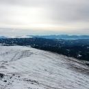 Razgled z vrha Zirbitzkogla na Fuschkogel, Kamniško-Savinjske Alpe in V del Karavank