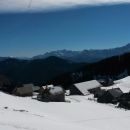 Razgled z poti nazaj na Planino Bistrica z prekrasno panoramo