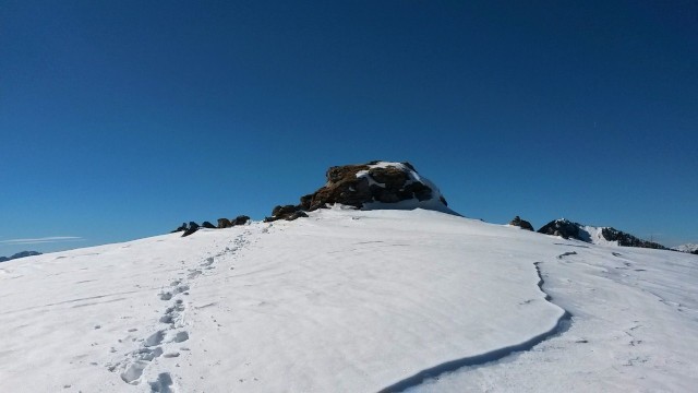 Pogled proti vrhu Gozmana