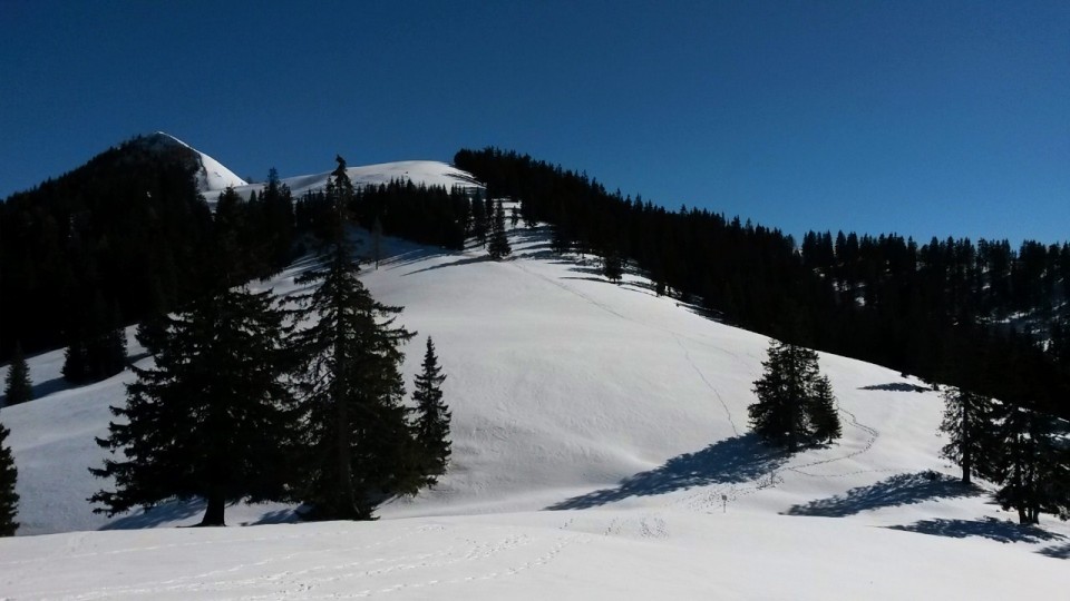 Sedlo Sella Pleccia (1616m) z razgledom na Veliki Zahomec
