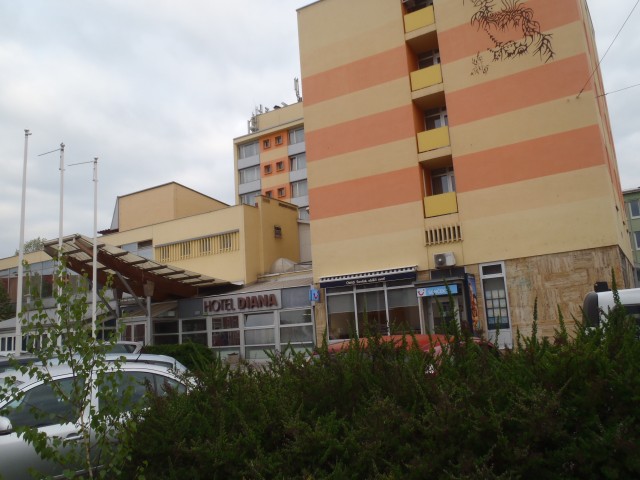 Začetek poti hotel Diana Murska Sobota-ŽIG v recepciji.