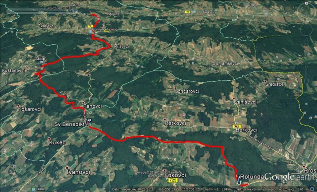 18,1 KM, malo manj kot 4 ure.