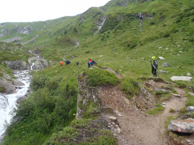 Pot in okolica - slapovi od koče do izvira Mure.