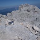 Pogled na Rjavino z Begunjskega vrha.