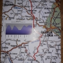 Načrt pohoda. Pohod dolg 35km in 1600m vzpona.