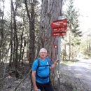 Od bolnice po brezpotju smo spet na markirani stezi.