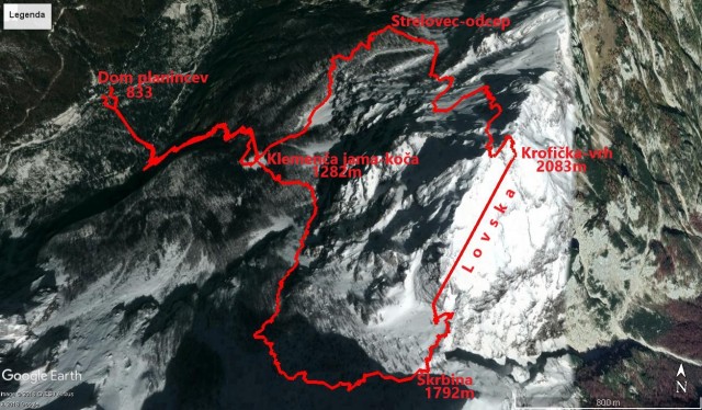 Bolj brezpotje kot lovska-1430m vzpona in 8,2km