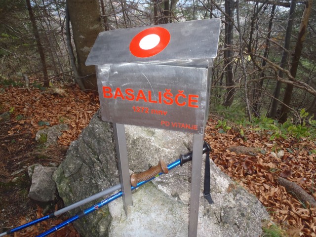 Cilj vrh Basališča.