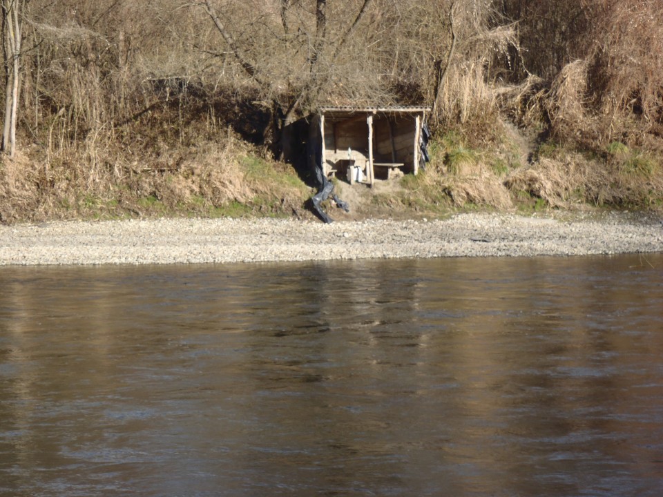 Ribiška zaklonišča.