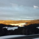 Panorama ob vožnji na Pohorje - Roglo.
