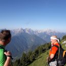 Prihod na greben čez lepi vrh-1619m,Odenični hriber-1863m.