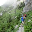 Nadaljevanje poti proti Obel kamnu-1911m.