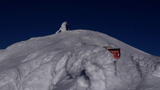 20200110 Triglav in jutro na kredarici - foto