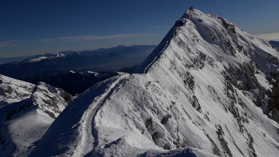 20200110 Triglav in jutro na kredarici - foto povečava