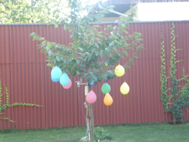 Drevo z baloni