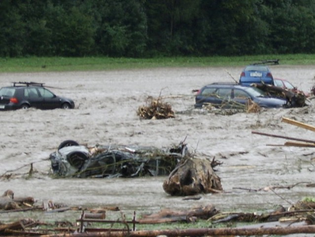 Poplave železniki - foto