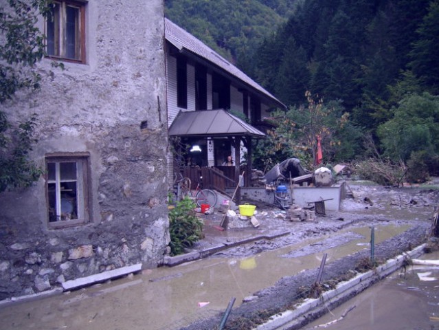 Poplave železniki - foto