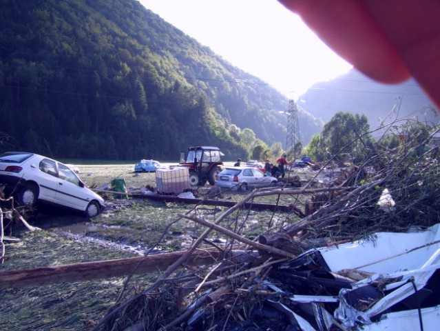 Poplave železniki - foto