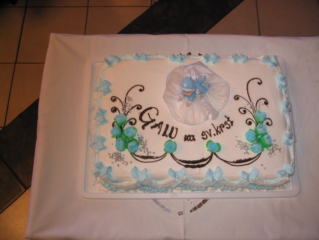 Prva torta - krst